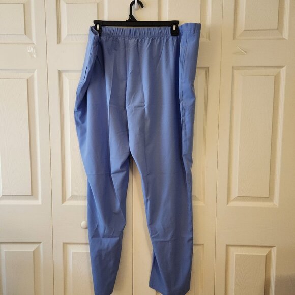 Scrubstar 3XL/3XG Blue Unisex Drawstring Pants Durable Easy Fit Stretchy Polyest - Picture 7 of 9